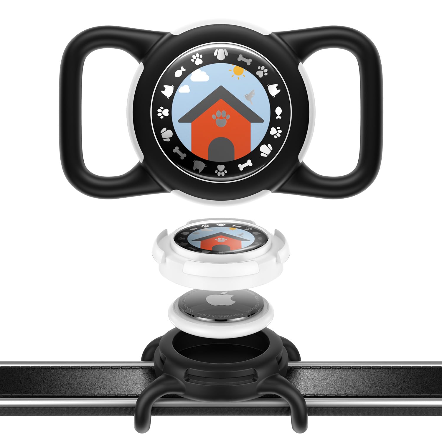 Waterproof AirTag Collar Holder