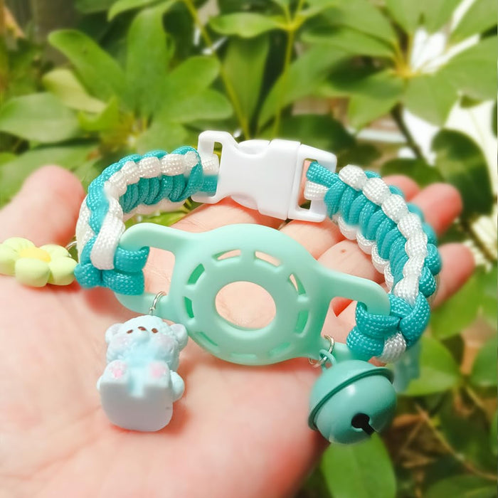 Pet Collar with AirTag Holder