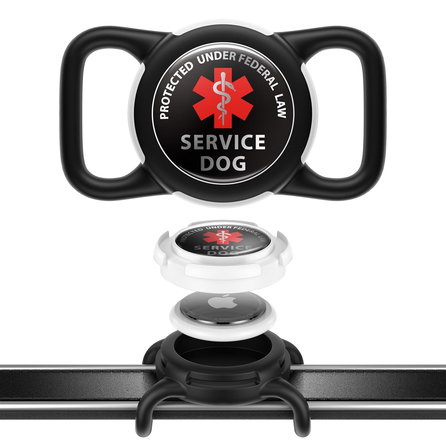 Waterproof AirTag Collar Holder