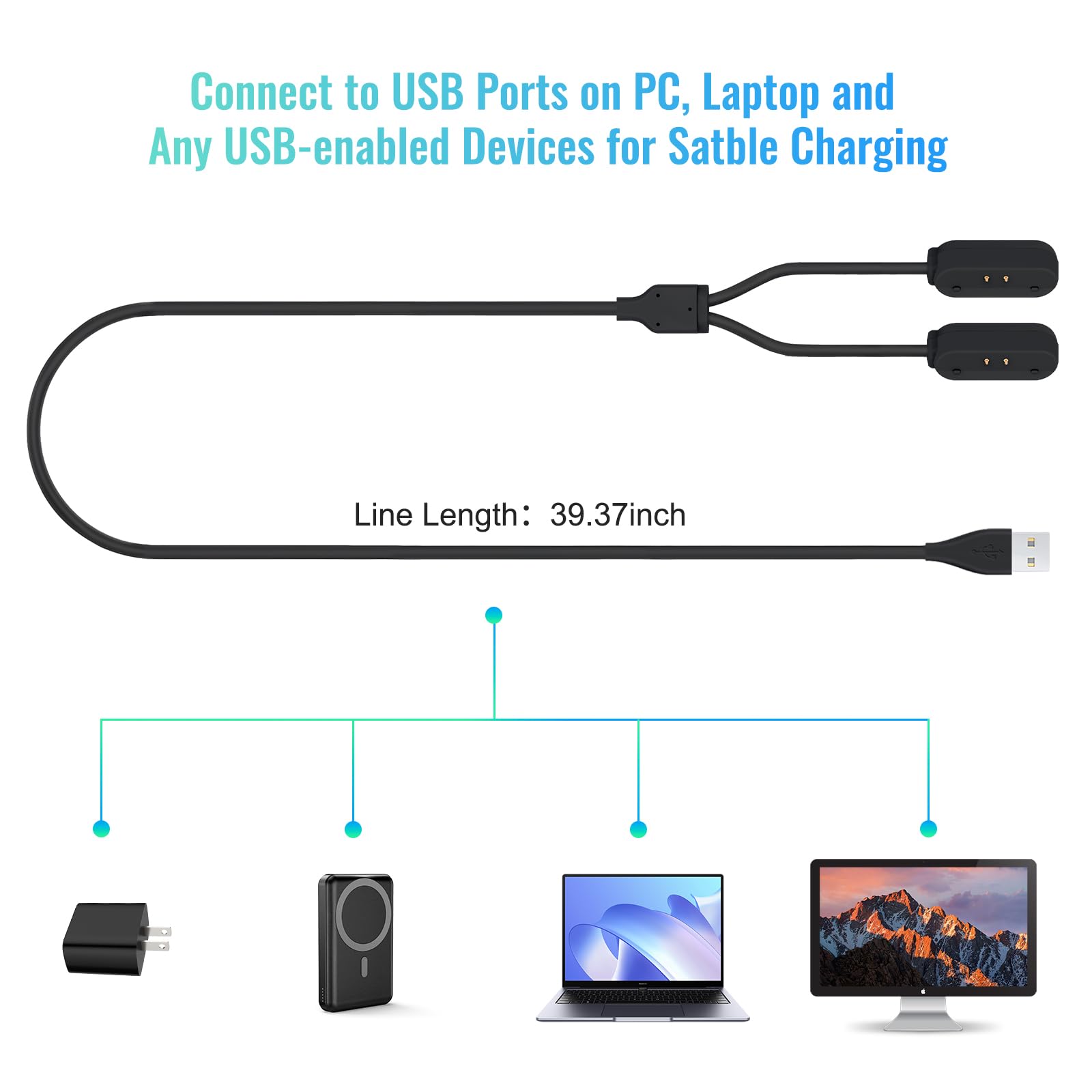 GPS Tracker Charging Cable