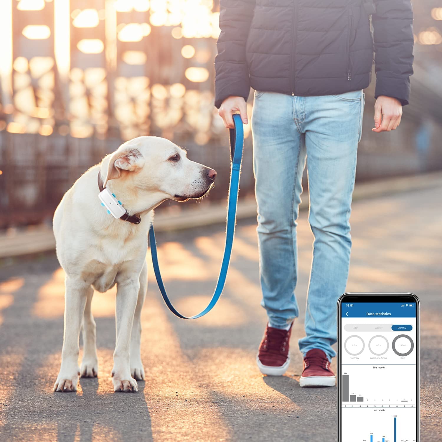 4G GPS Pet Tracker Collar