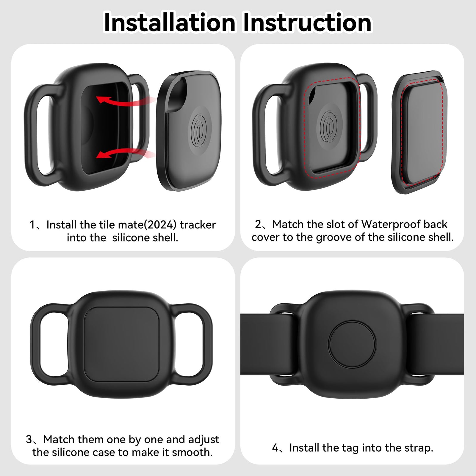Tile Tracker Dog Collar Holder