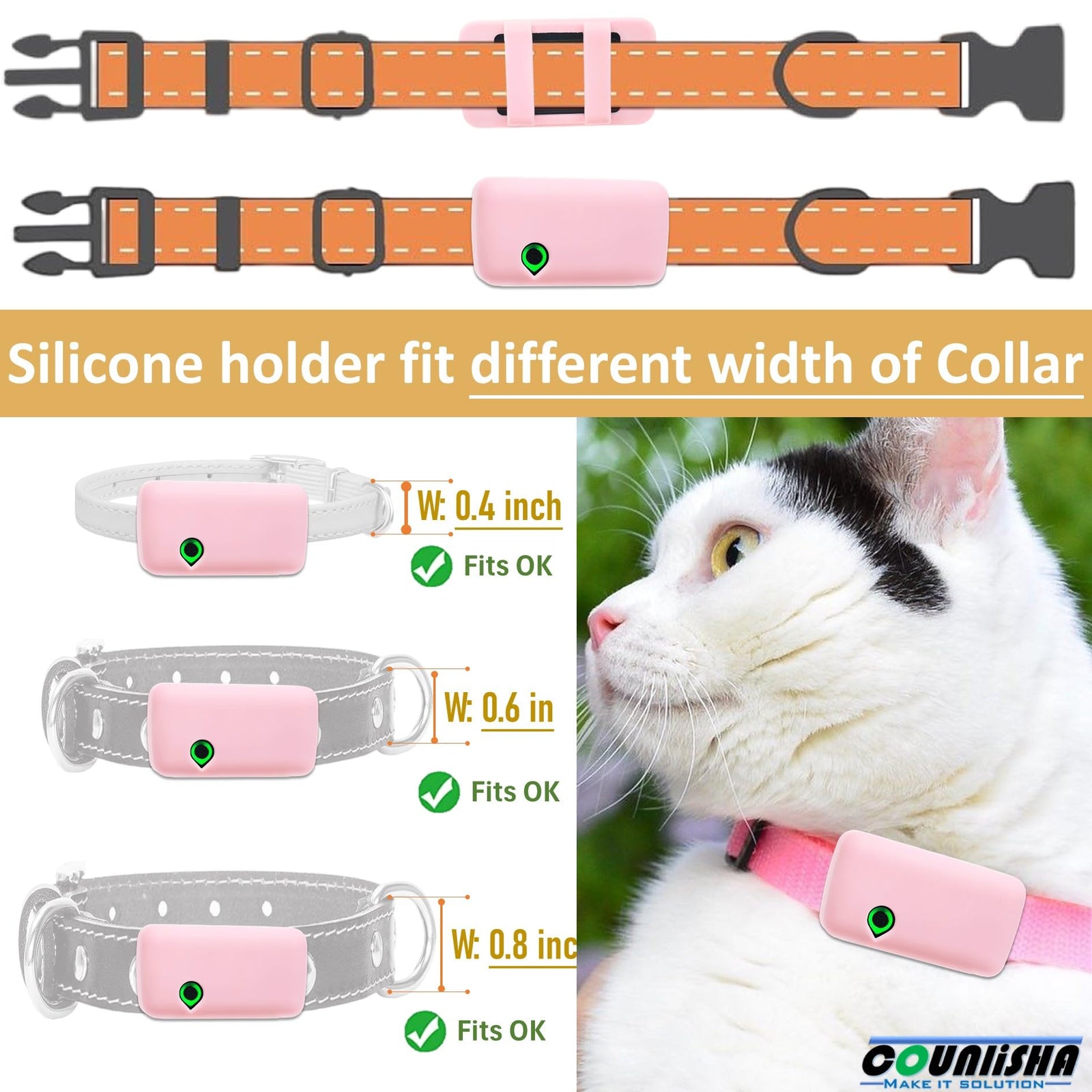 GPS Tracker Silicone Holder