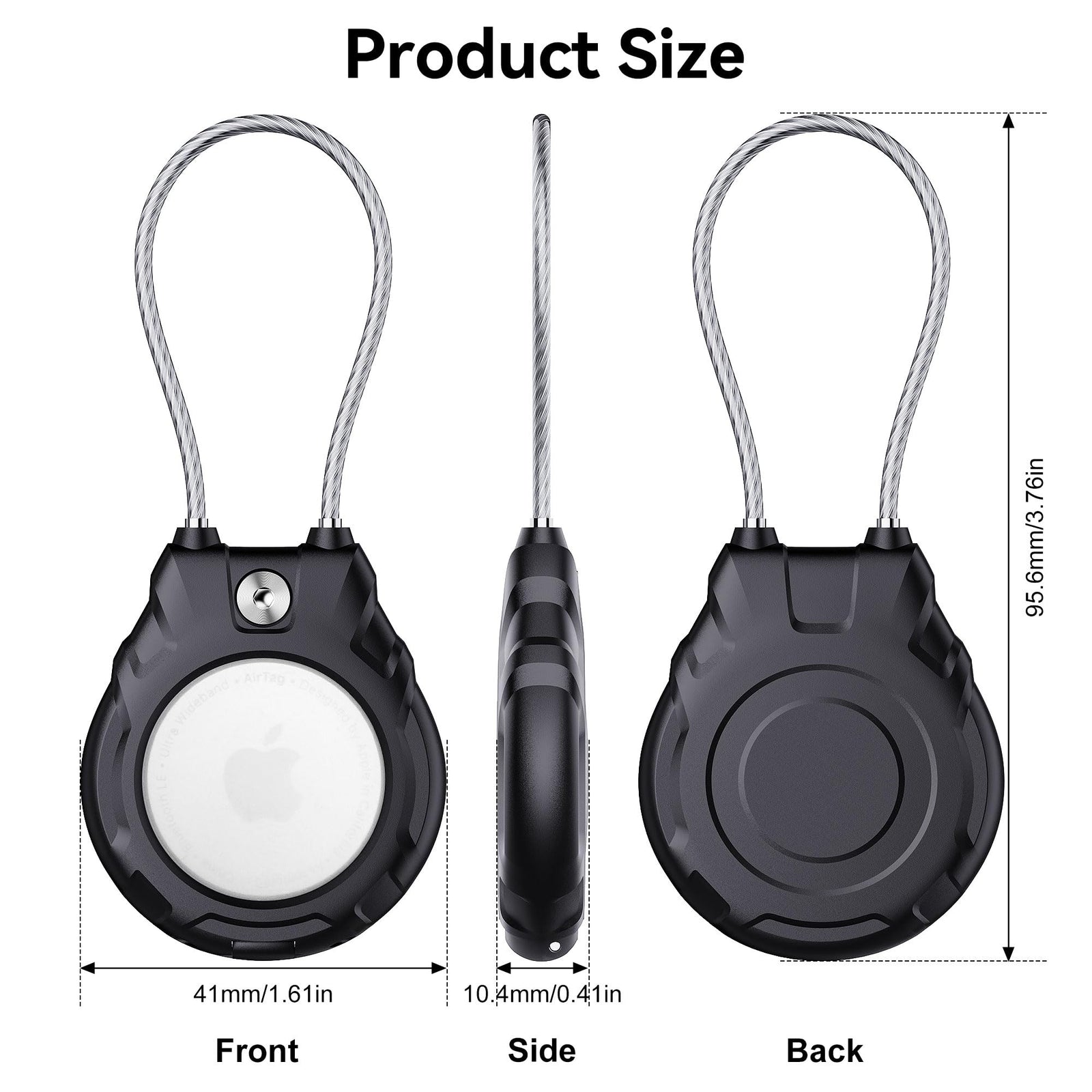 Lockable AirTag Holder