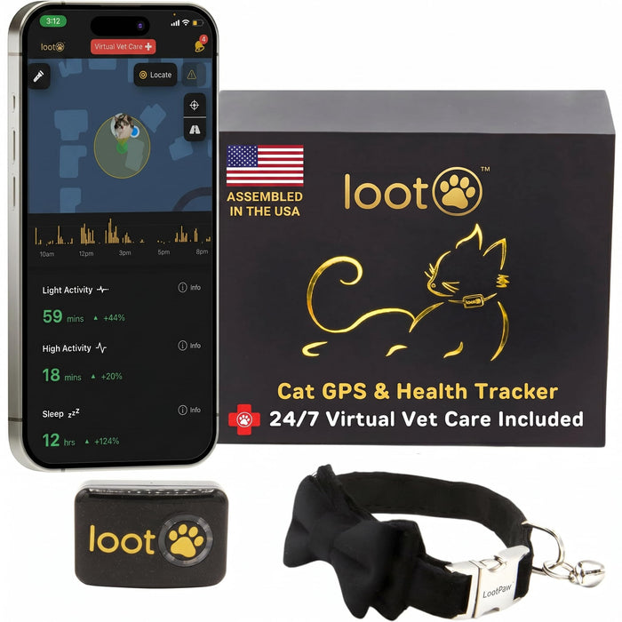 Smart GPS Cat Tracker Collar
