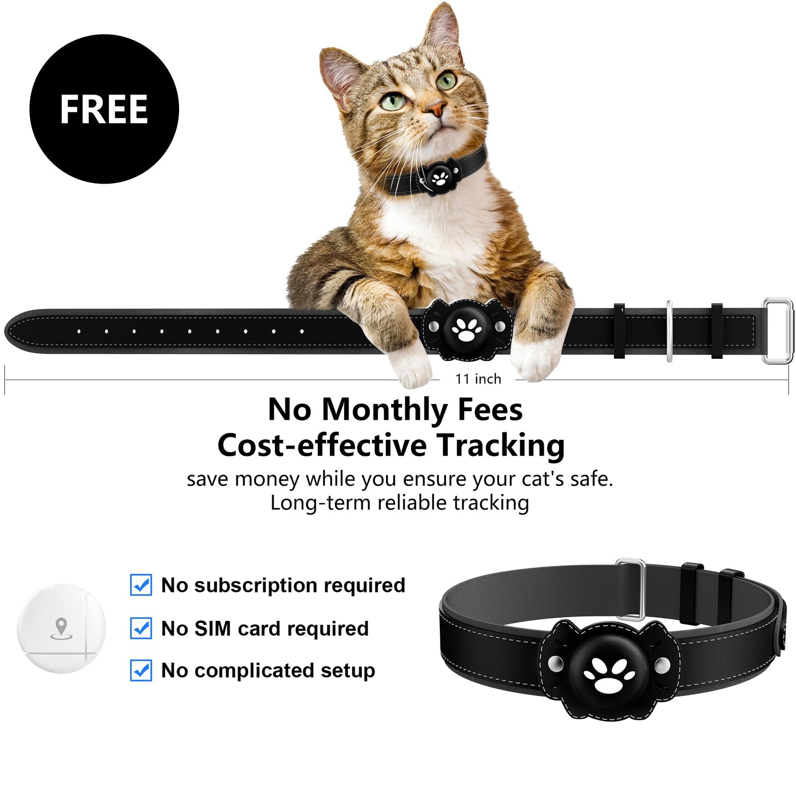GPS Cat Tracker Collar