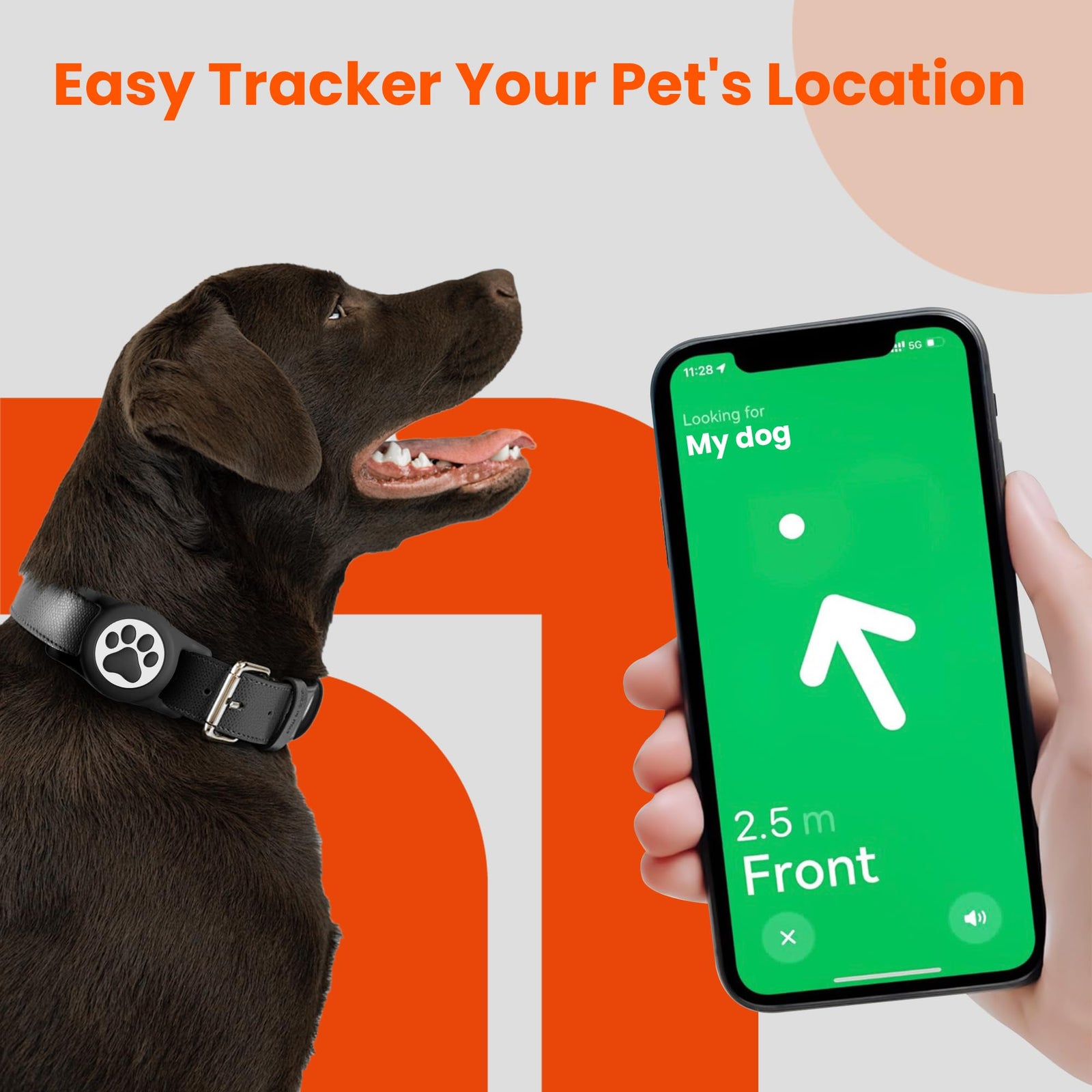 Waterproof AirTag Collar Holder