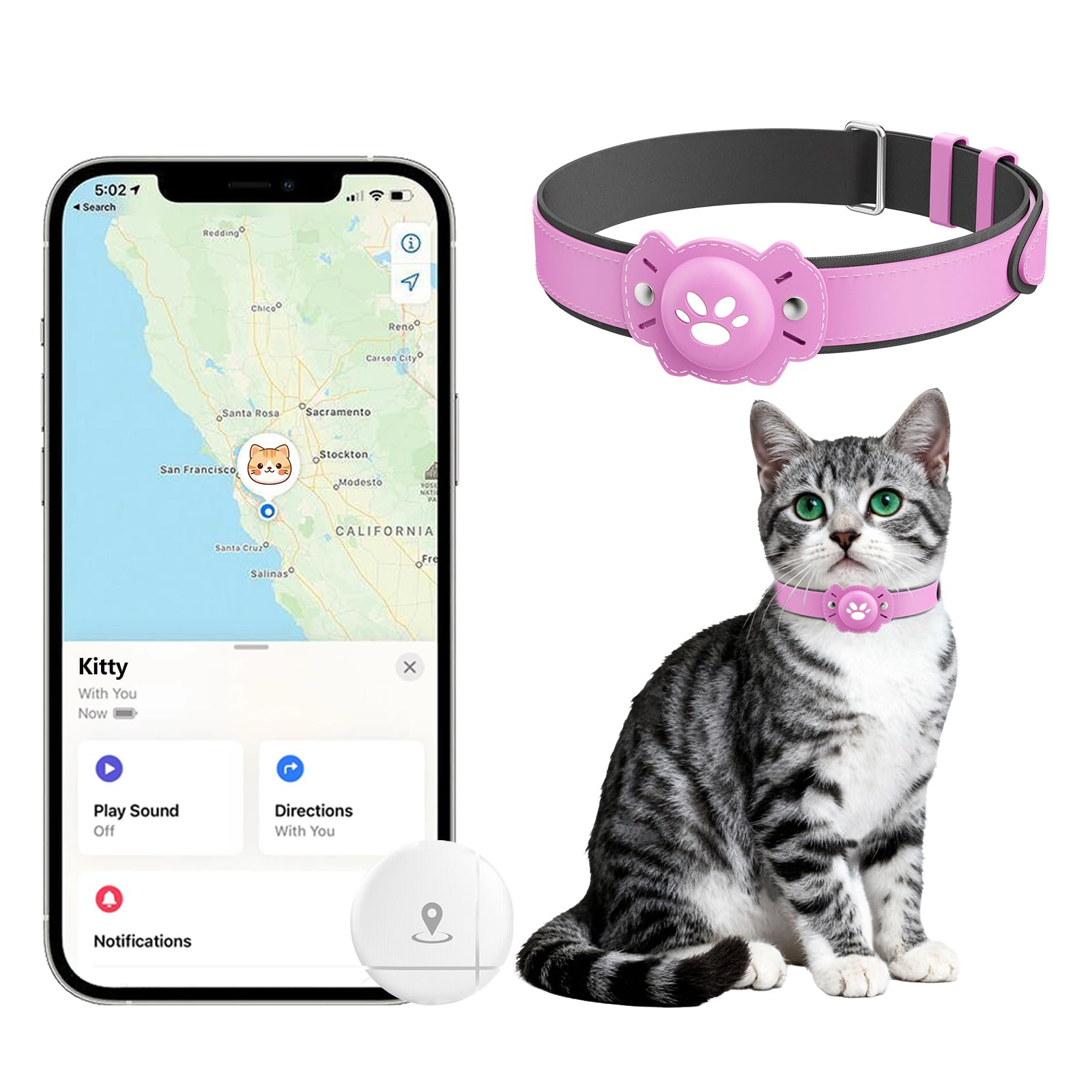GPS Cat Tracker Collar