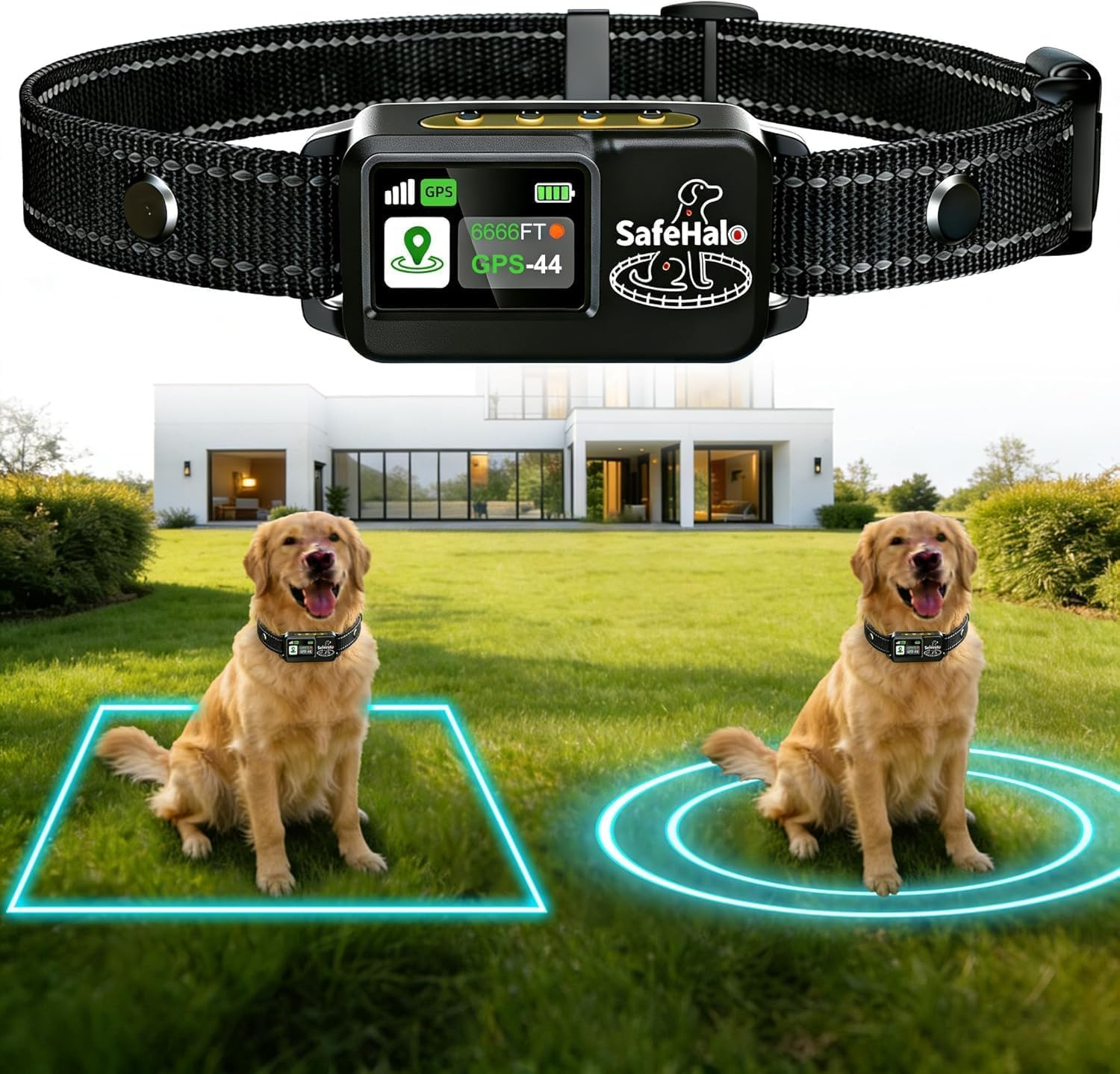 Wireless GPS Dog Fence Collar