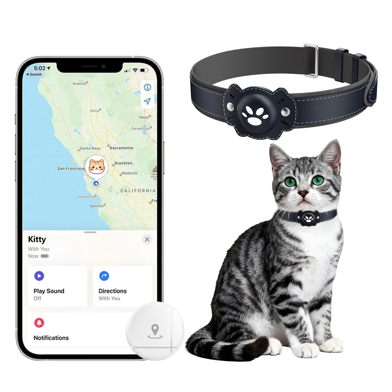GPS Cat Tracker Collar