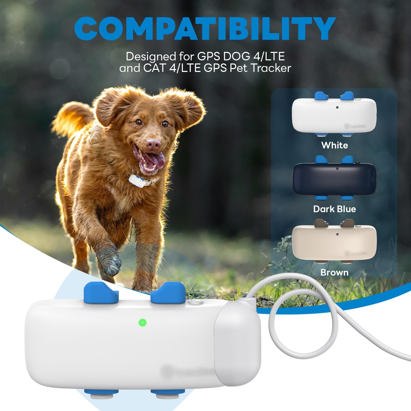 GPS Pet Tracker Charging Cable