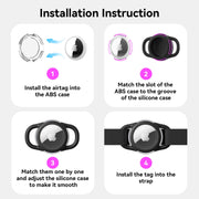 Waterproof AirTag Collar Holder