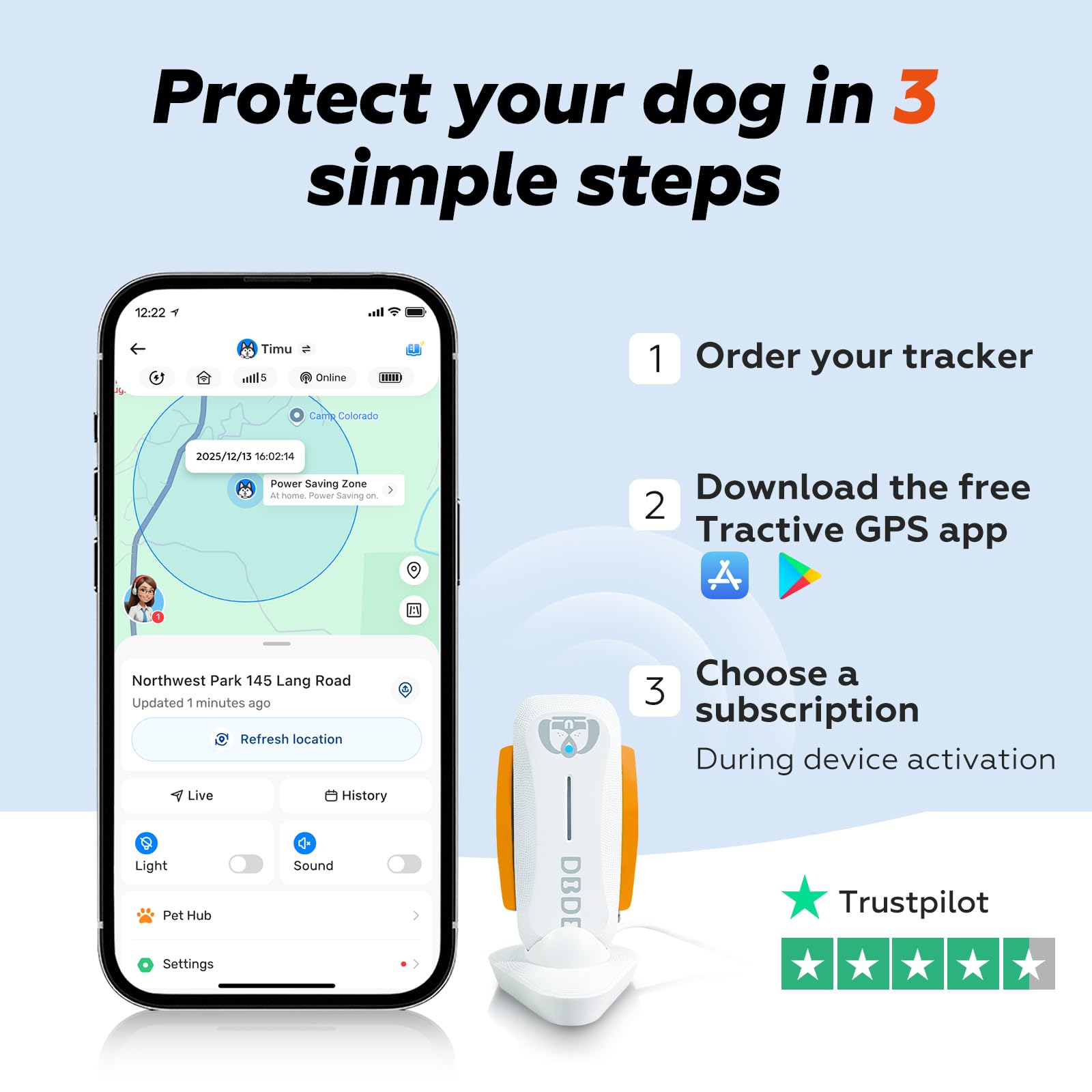 Smart GPS Dog Tracker
