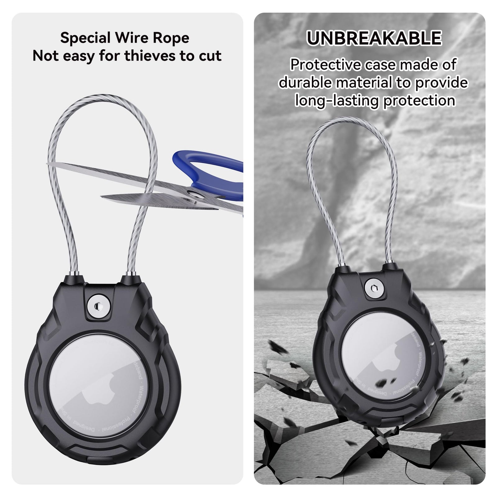 Lockable AirTag Holder
