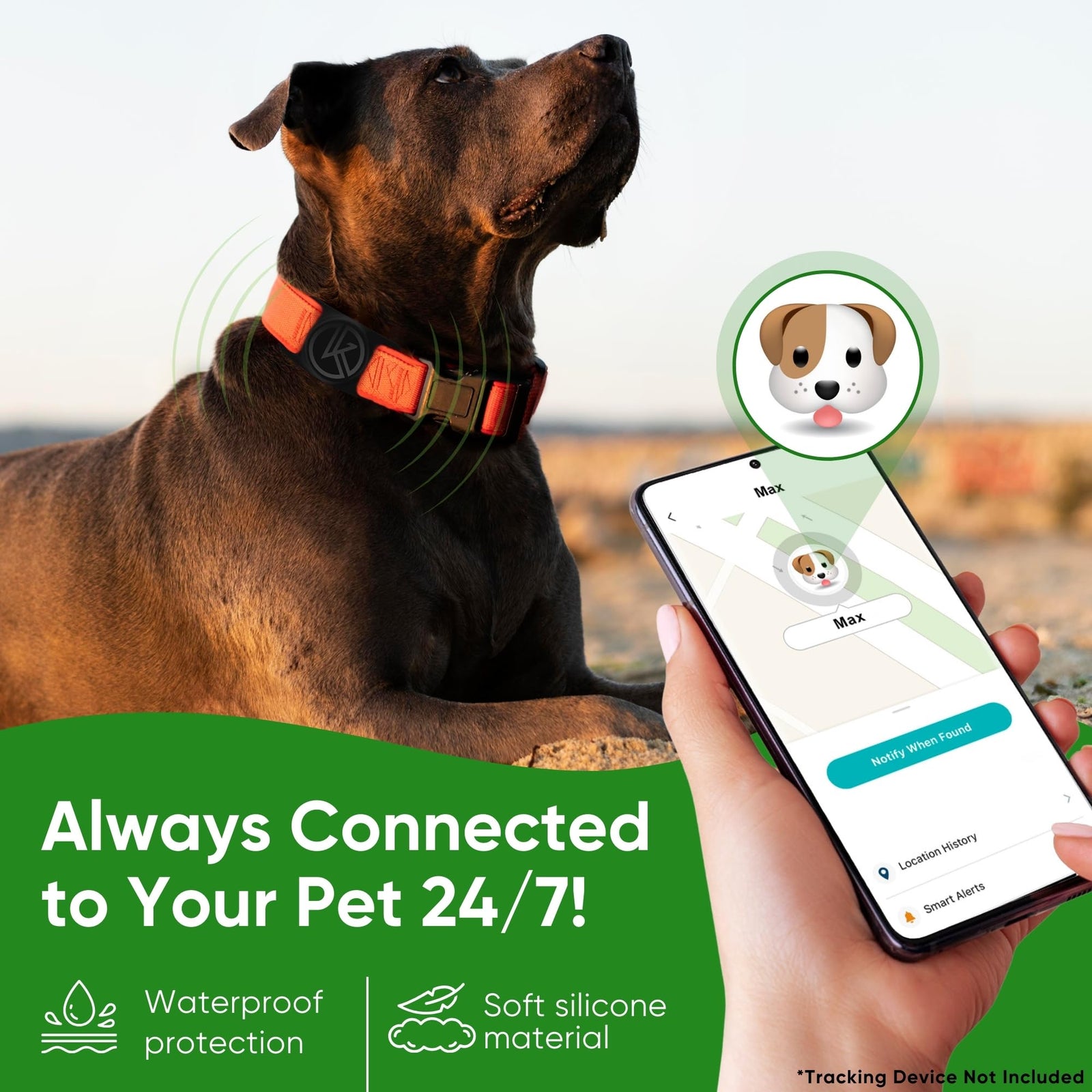 Tile Tracker Dog Collar Holder