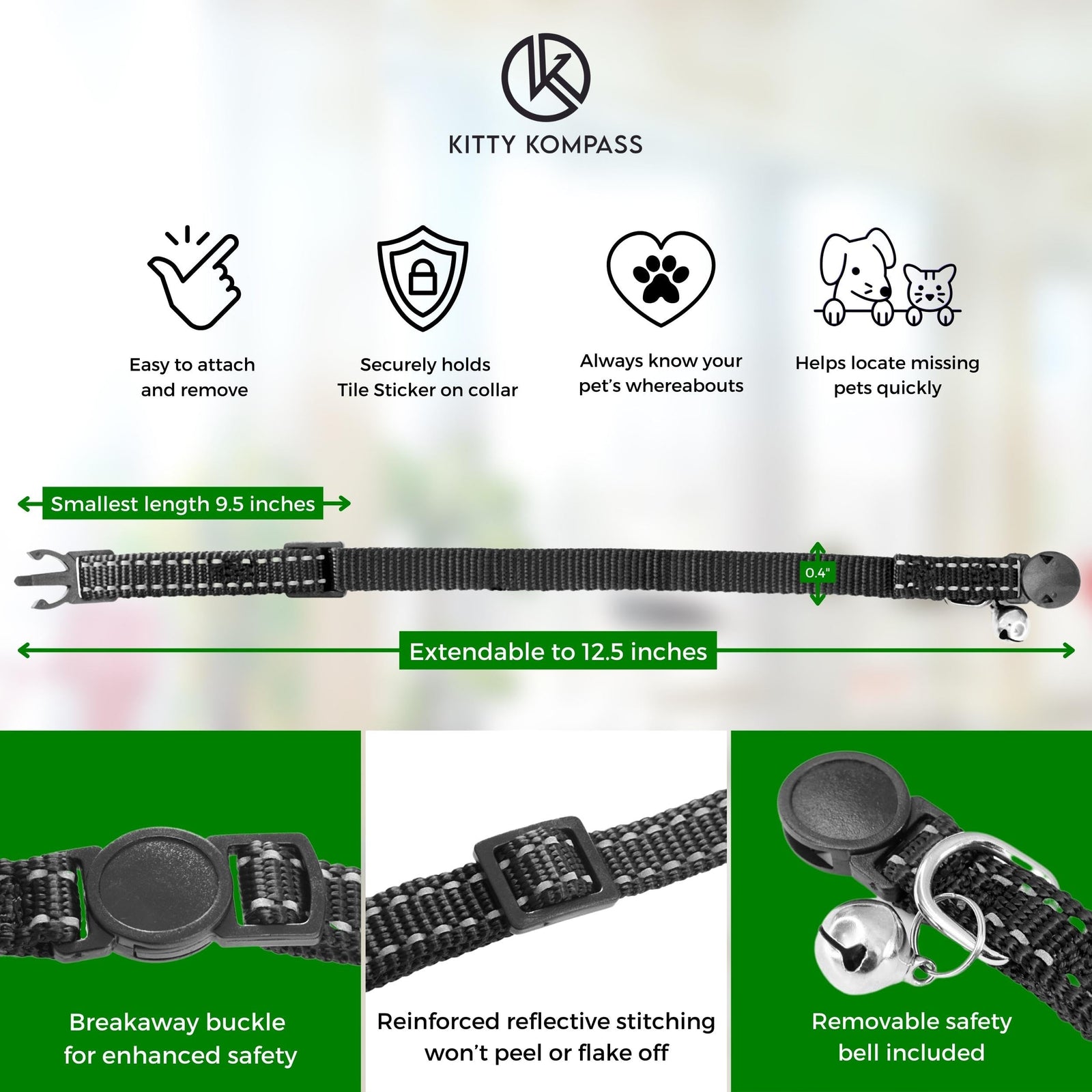Tile Tracker Cat Collar