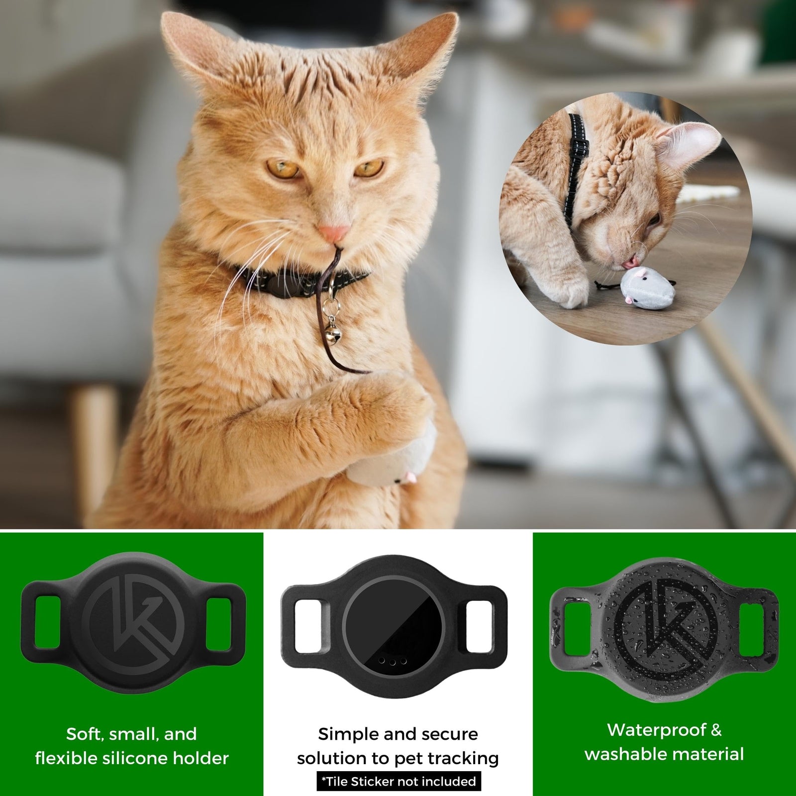 Tile Tracker Cat Collar