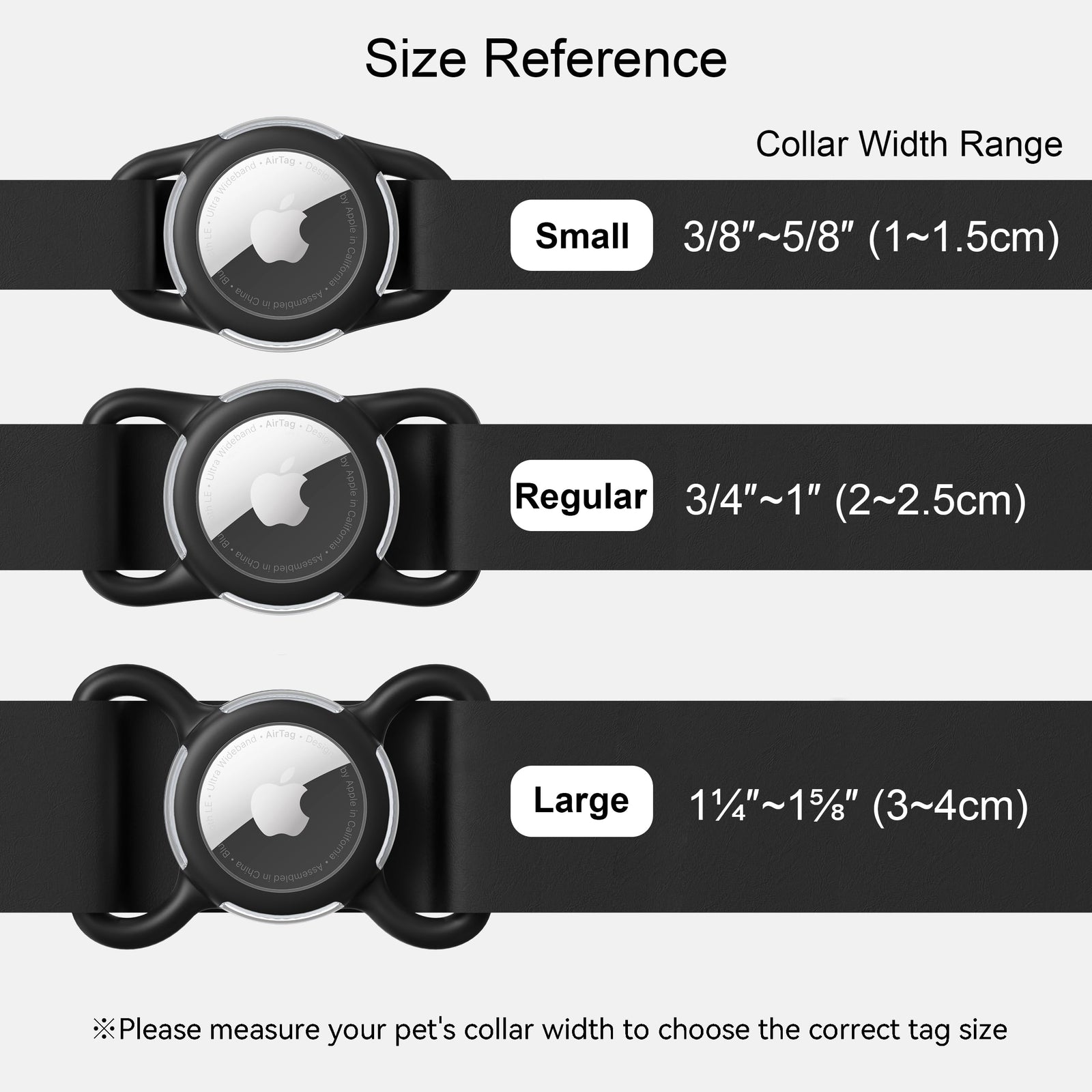 Waterproof AirTag Collar Holder