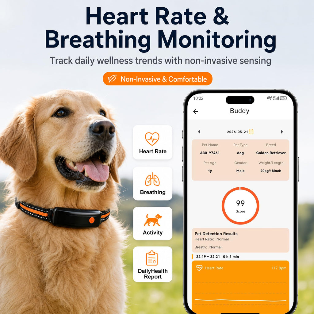 Smart GPS Pet Tracker Collar